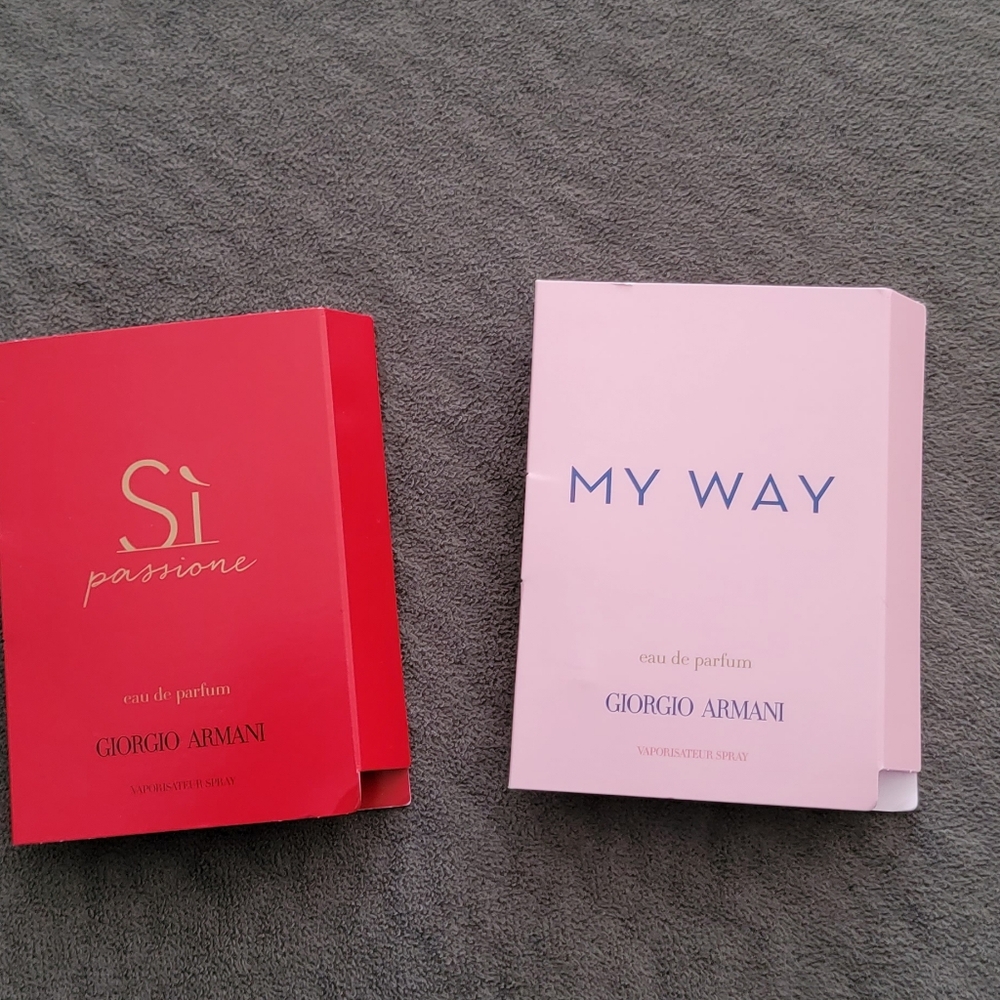Giorgio Armani 2 travel size fragrance: Si Passione & My Way